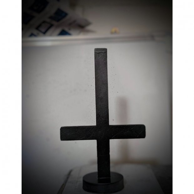 Inverted Cross Satan Baphomet Lucifer Symbol Gothic Home Decoration