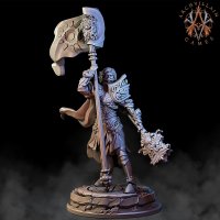 Knight of Light with Banner Figure (Unpainted)