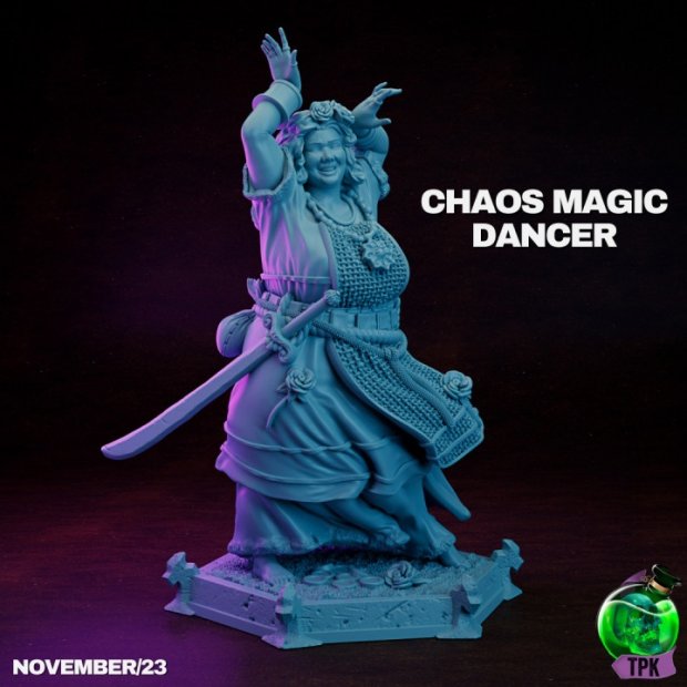 Chaos Magic Danger Figure (Unpainted)