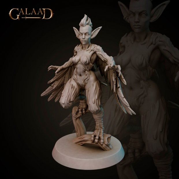 Harpy Figure (Unpainted)