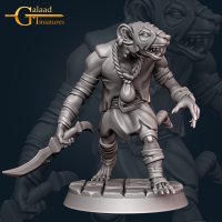 Skaven 3 Figure (Unpainted)