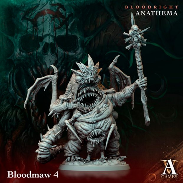 Bloody Mouth, Leader of the Monsters Figure (Unpainted)