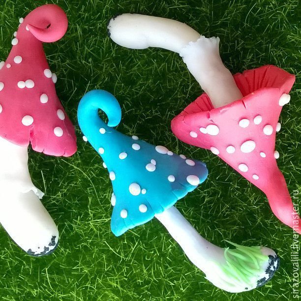 Fairy Mushroom Brooch