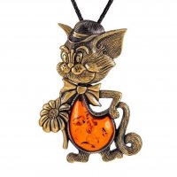 Handmade Tom And Jerry - Tom Pendant Necklace
