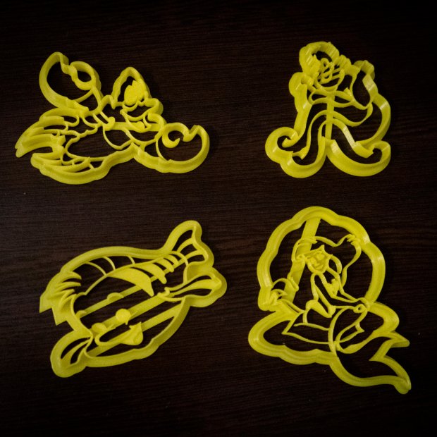 Little Mermaid-Inspired Cookie Cutters Set
