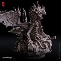 Eldritch Dragon Figure (Unpainted)