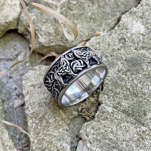 Odin's Wolves Ring