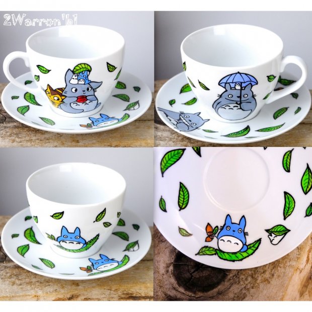 My Neighbor Totoro - Characters Mug with Saucer