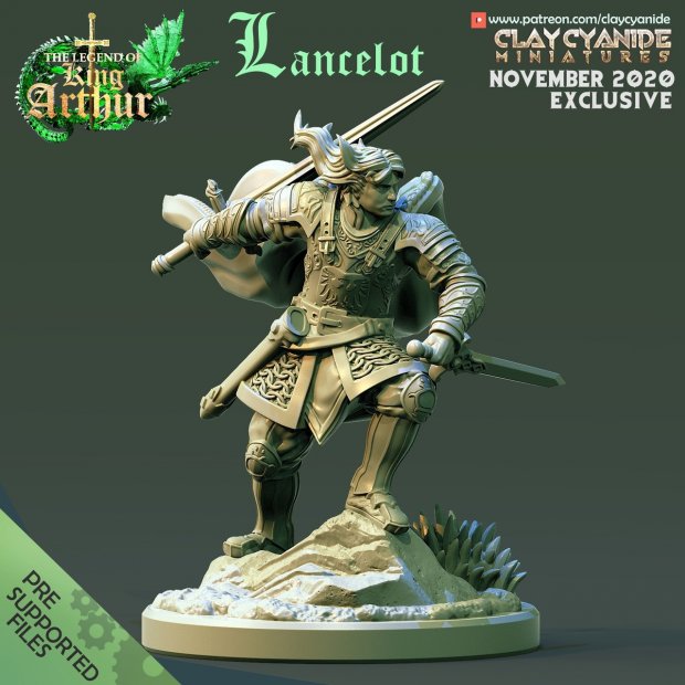 Lancelot Figure (Unpainted)