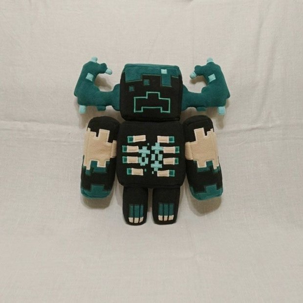 Warden Pixel Cave Monster Plush Toy (38 cm)