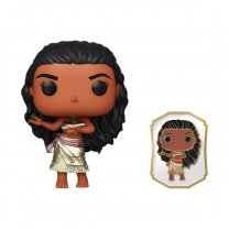 Funko POP Disney: Ultimate Princess Collection - Moana (Gold) With Pin Figure