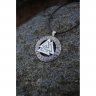 Handmade Valknut Pendant Necklace