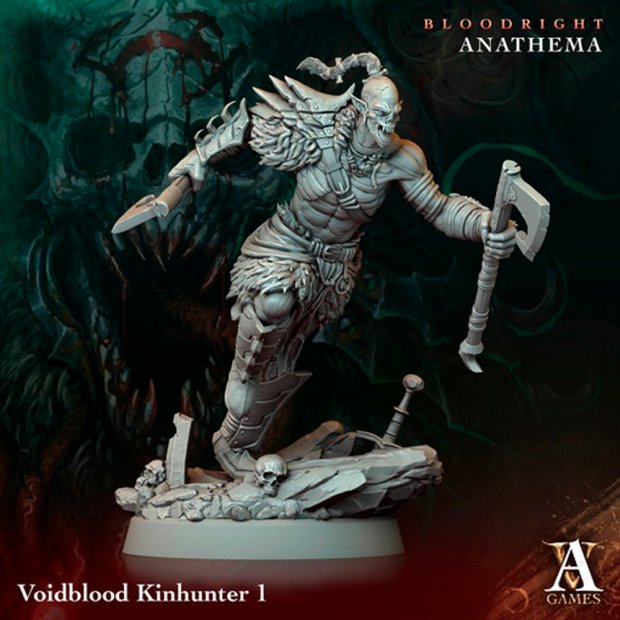 Blood Chaser of the Abyss with Axes Figure (Unpainted)