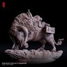 Amber Hoof, Alouin's Companion Yak Figure (Unpainted)