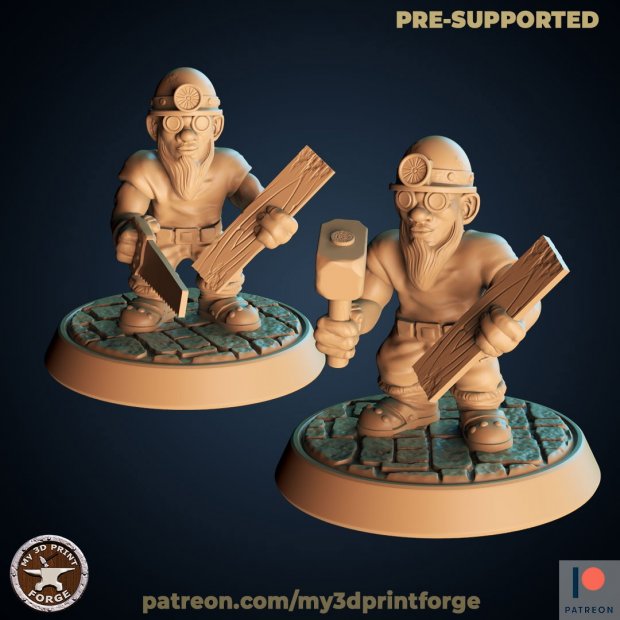 Gnome Builder Figure (Unpainted)