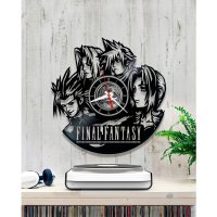 Handmade Final Fantasy Vinyl Clock Wall