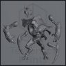 Demonic Ashurak - The Lord of the Desert Zeeks Figure (Unpainted)
