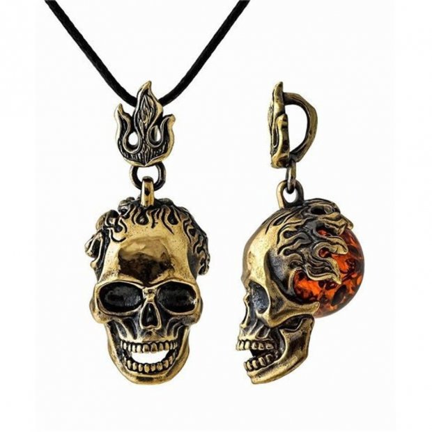 Skeleton Pendant Necklace