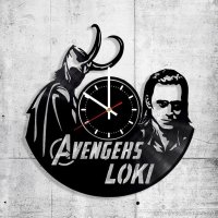 Handmade The Avengers - Loki Vinyl Wall Clock