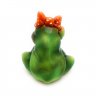 Frog With Bow Figure