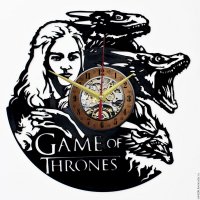 Handmade Game of Thrones V.3 Vinyl Wall Clock