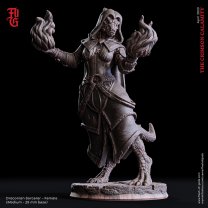 Draconian Sorcerer - Female Figure (Unpainted)