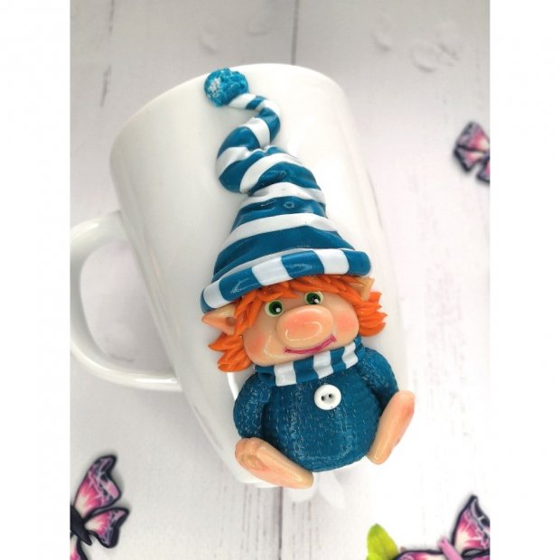 Gnome Mug With Decor