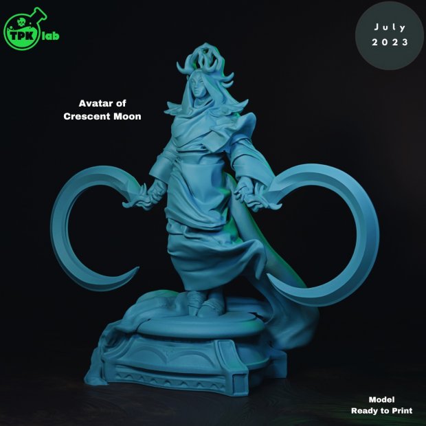 Avatar of Crescent Moon Figure (Unpainted)