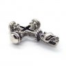 Handmade Wolf Cross Pendant Necklace