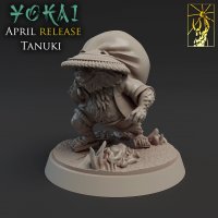 Tanuki Thief Figure (Unpainted)