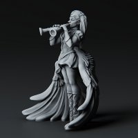 Virgo Troubadour Figure (Unpainted)