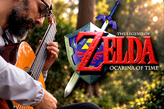 Zelda Ocarina of Time Themes Performed on Classical Guitar (1 Hour)