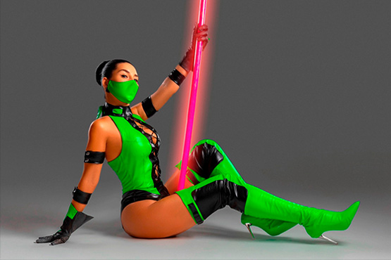 [Cosplay] Jade (Ultimate Mortal Kombat 3) by Anna Shakh