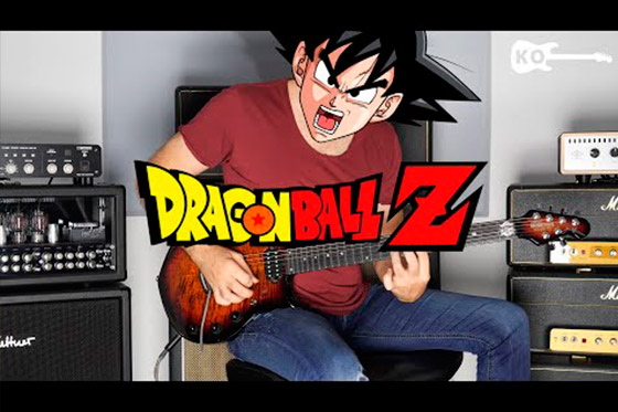 [Music Video] Dragon Ball Z Theme - Electric Guitar Cover by Kfir Ochaion