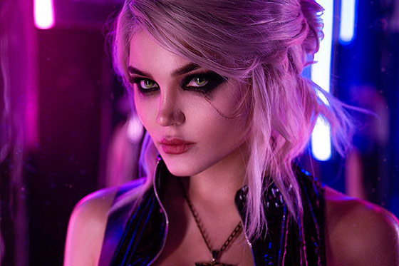 [Cosplay] Ciri (Witcher 3 + Cyberpunk 2077) by Kalinka Fox (NSFW)