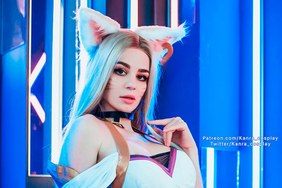 [Cosplay] KDA Ahri (League of Legends) by Kanra (NSFW)