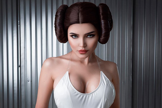 [Cosplay] Princess Leia (Star Wars) by Kalinka Fox (NSFW)