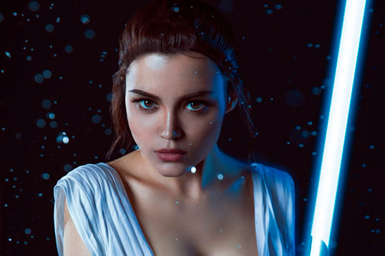 [Cosplay] Rey (Star Wars) by Kalinka Fox (NSFW)