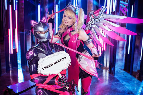 [Cosplay] Genji & Mercy (Overwatch) by Stassklass & Agflower Shu #Inspired
