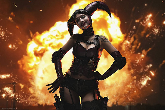 Russian Cosplay: Harley Quinn (Injustice 2) by Valya Leontieva