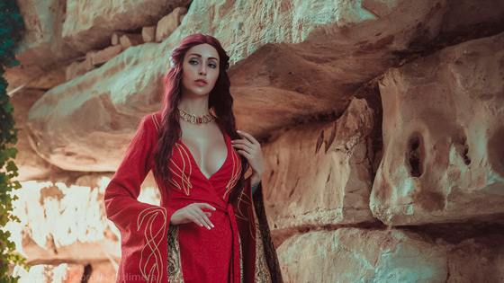 Russian Cosplay: Melisandre (Game of Thrones) by Himera