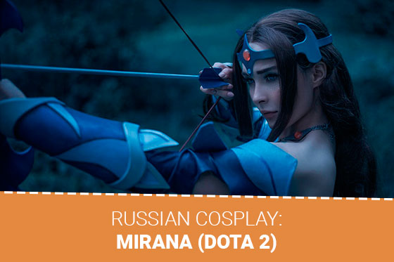 Russian Cosplay: Mirana (Dota 2)