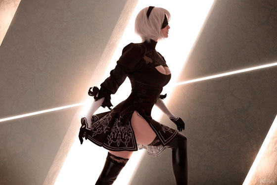 [Cosplay] 2B (NieR: Automata) by ClaireSea