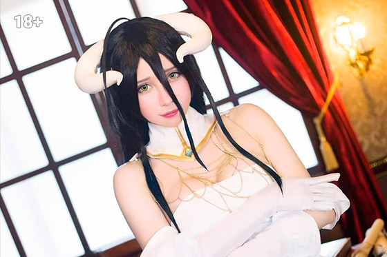 Cosplay: Albedo (Overlord) by smilecutty (NSFW)
