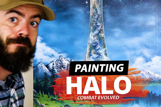 [Fun Video] Halo art like Bob Ross