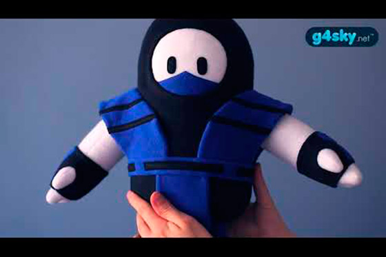 [Fun Video] Fall Guys - Sub-Zero Handmade Plush Toy [Exclusive]