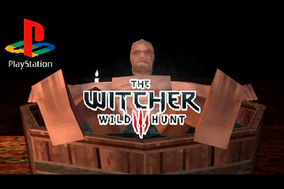 [Fun Video] The Witcher 3 on PlayStation 1 (PS1)